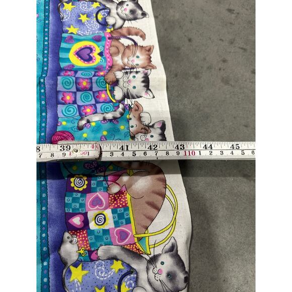 Cute Cats, Border, Fabric Panel, Catnip by Laurie Godin, Sewing, ~ 250622-WH 340 - Picture 4 of 5